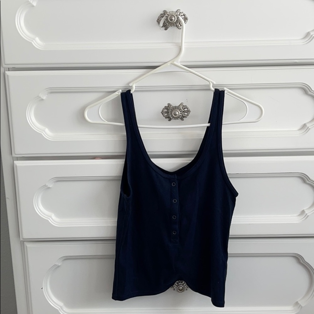 A&F Navy Blue Tank Top
